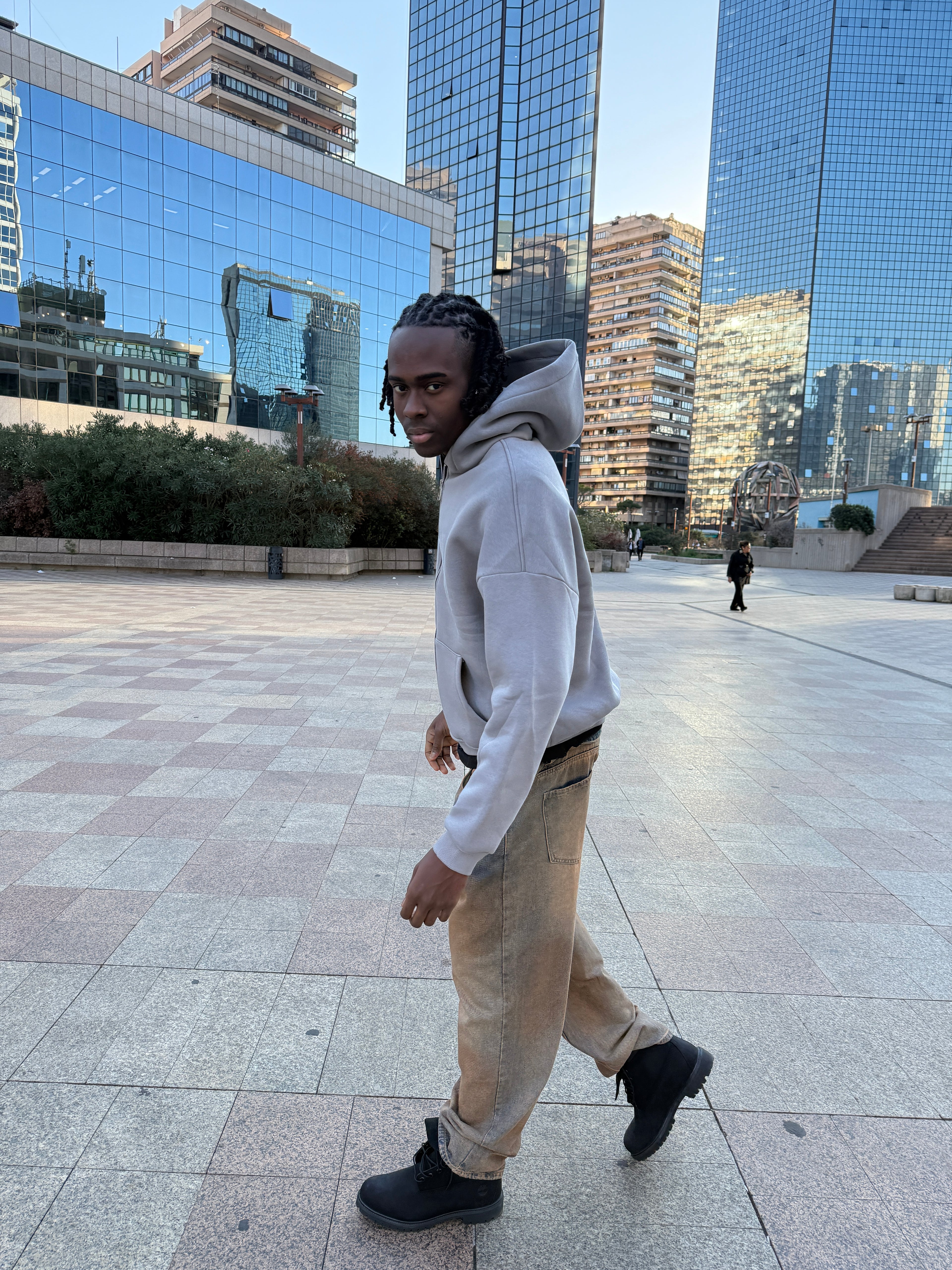 Felpa Boxy Connor GRIGIA