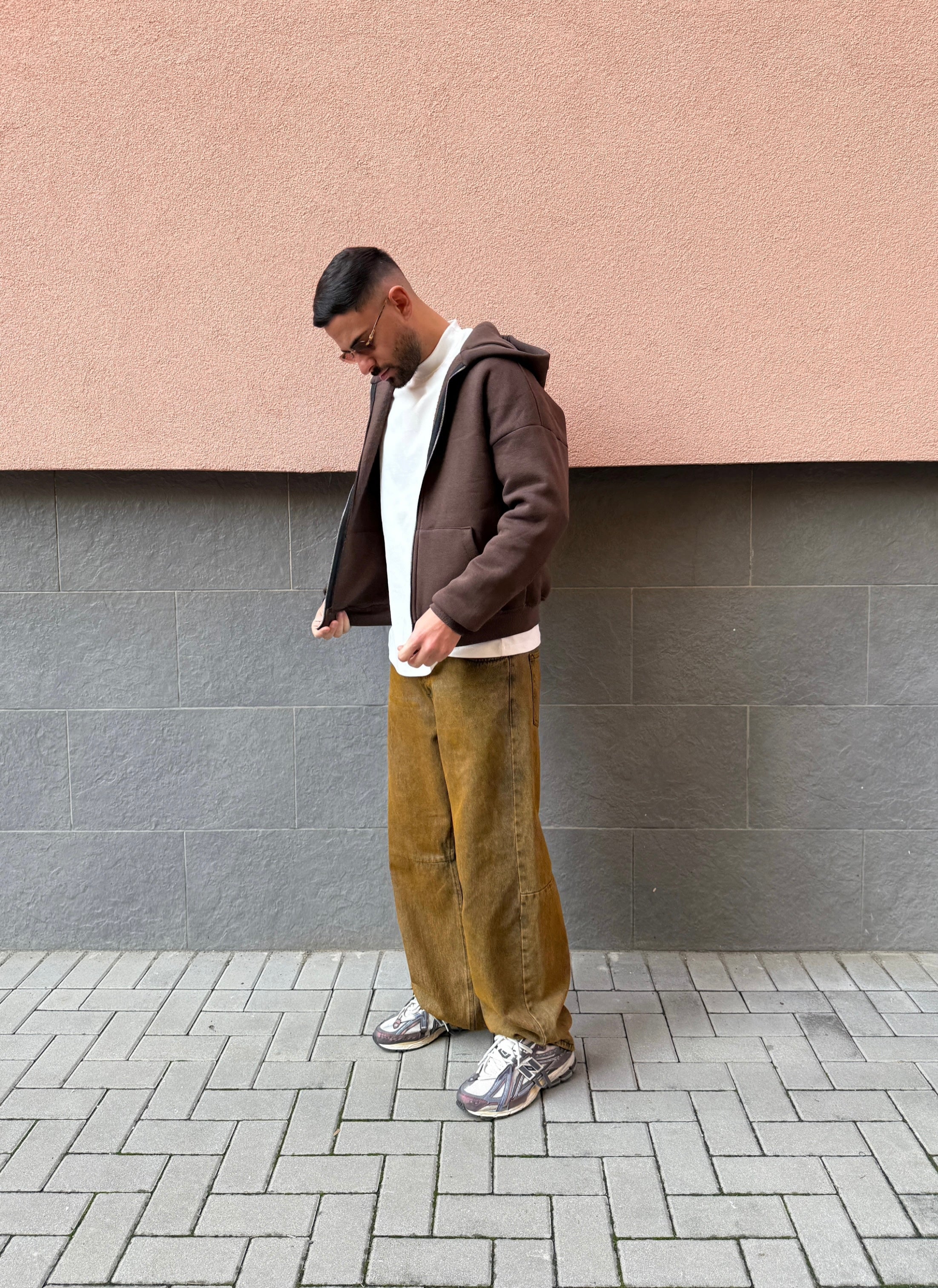 Felpa Boxy Connor BROWN